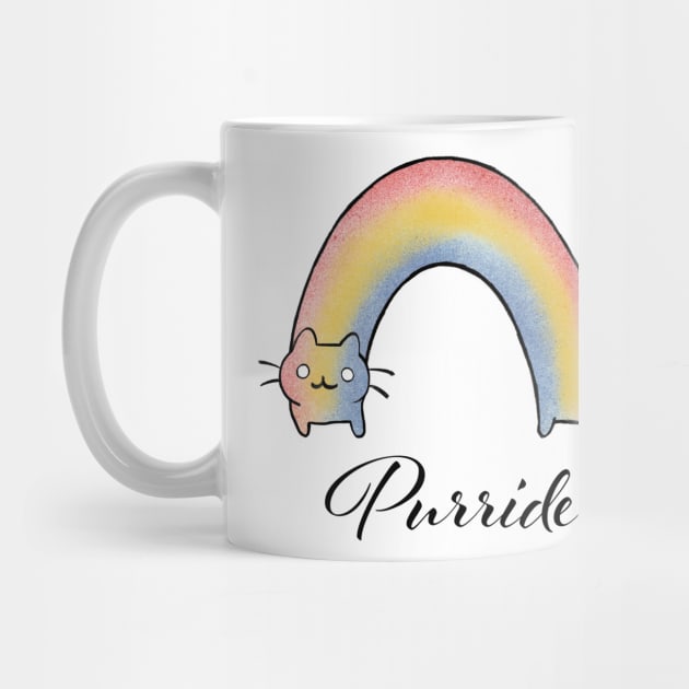 Rainbow cat purride by Uwaki